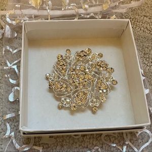 Rhinestone Brooch